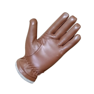 Gants de conduite en cuir pour hommes et femmes, hiver, garder au chaud, écran tactile, coupe-vent, automne noir - Product Image 5