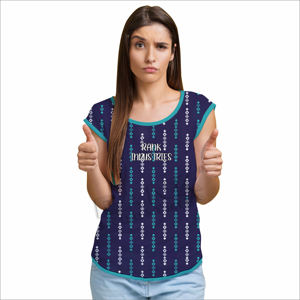 เสื้อยืดผู้หญิงผ้าพรีเมี่ยมพิมพ์ลายออกแบบได้ตามต้องการ - Product Image 5