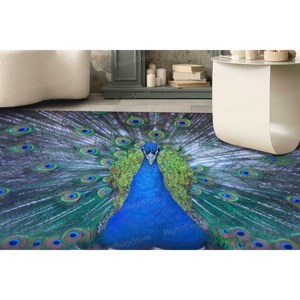 Alfombra de Regalo para Amantes de los Pájaros, Alfombra Estampada, Lavable a Máquina, Diseño Vibrante, Alfombra de Terciopelo de Lujo - Product Image 2