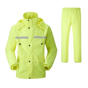 Traje de Lluvia Reflectante para Hombre, Chaqueta y Pantalones Impermeables y Transpirables para Motocicleta, Venta al por Mayor, Ideal para Primavera - Product Image 4
