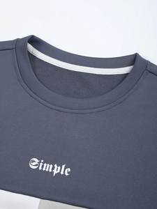 ชุดวอร์มพิมพ์ลายคัลเลอร์บล็อกสำหรับผู้ชายชุดวิ่งจ๊อกกิ้งพิมพ์ลายสีล้วนสำหรับปรับแต่งได้ - Product Image 3