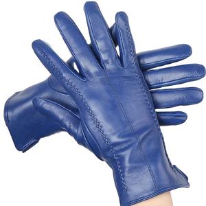 Wholesale Vintage Fashion Women Winter Soft Leather Gloves Lightweight Warm Eco-Friendly Bike <b>Wear</b> Gloves for <b>Travel</b> Casual Use - Product Image 1