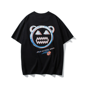 Venta al por mayor de camisetas de hombre en blanco 100% algodón de impresión personalizada liso bordado Logo etiqueta impresa camisetas personalizadas - Product Image 6