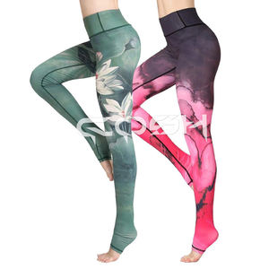 Mallas sublimadas impresas de LICRA de alta calidad, pantalones de tela de malla estirable disponibles en varios estilos - Product Image 4