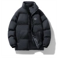 Veste matelassée à capuche zippée pour homme, grande taille, en laine de renard, imperméable et respirante, avec logo personnalisé, de haute qualité, toute nouvelle, pour l'hiver