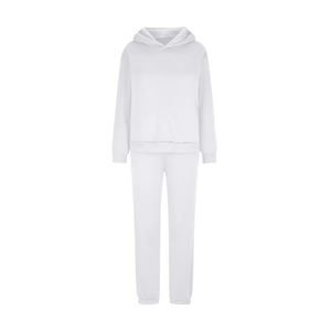 Trendy <b>Women's</b> <b>Plus</b> <b>Size</b> Gym <b>Tracksuit</b> Breathable Cotton Fitness Clothing - Product Image 4