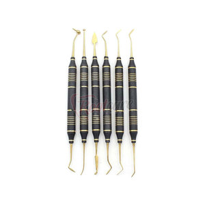 Ensemble de spatule de remplissage en résine composite dentaire à la mode de 7 pièces Kit d'outils de remplissage composite Ensemble dentaire Instruments chirurgicaux - Product Image 3