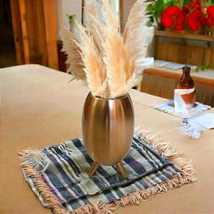 Modern Gold-Plated Metal <b>Flower</b> <b>Vase</b> Elegant Design for Event Table Decor Steel Toptable <b>Vase</b> <b>Small</b> MOQ Accepted - Product Image 3