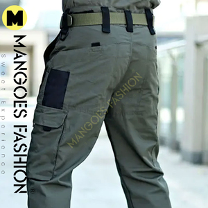 กางเกงคาร์โก้ผู้ชาย, กางเกงวิ่งสไตล์ใหม่มีหลายกระเป๋าขนาดใหญ่กางเกงยุทธวิธี - Product Image 2