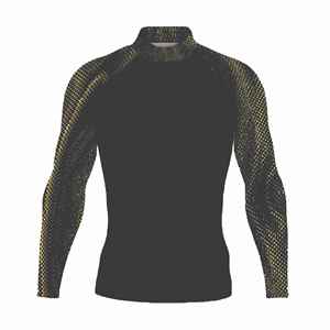 Camisa de compresión de alta calidad MMA Rash Guard para hombres Personalice su propio logotipo Sublimado manga completa Rash Guard para hombres - Product Image 3