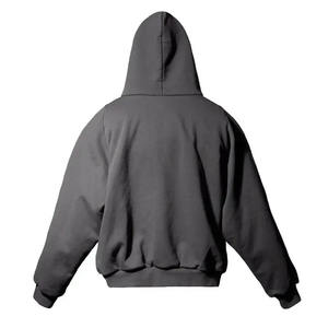 High Quality Cotton Pullover <b>Hoodie</b> for <b>Men</b> Custom Drop Shoulders Design for Winter Season ODM Supply - Product Image 5