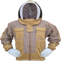 2025 vente en gros 100% coton sécurité de protection personnelle vestes d'apiculture pour hommes et femmes pour la chasse aux abeilles service OEM