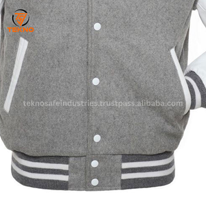 OEM personalizado Letterman lana cuero más tamaño de los hombres Varsity chaqueta Chenille parches personalizados bordado Logo Varsity chaquetas - Product Image 6
