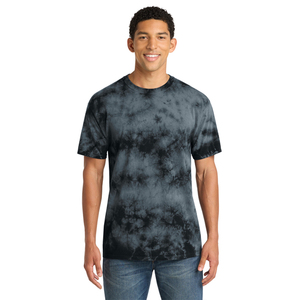 Camiseta de Algodón con Estampado Tie Dye para Hombre, Cuello Redondo, Manga Corta, Tela Ligera, Estilo Casual - Product Image 1