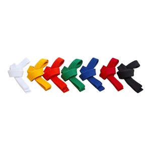 Ceintures de karaté unisexes en coton de haute qualité Logo brodé personnalisé pour la lutte contre les arts martiaux Ceintures Bjj de haute qualité OEM - Product Image 6