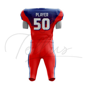 Nouvelle conception, service OEM américain, ensembles d'uniformes de football, unisexe, manches courtes, 100% polyester, dernier design - Product Image 4