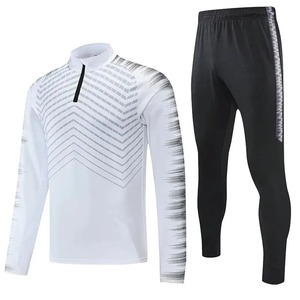 Camisetas de fútbol deportivas para hombre, conjunto deportivo para hombre, chándal de entrenamiento de fútbol, camisetas de manga larga con cremallera, Tops 23-24 y pantalones, ropa de gimnasio - Product Image 2