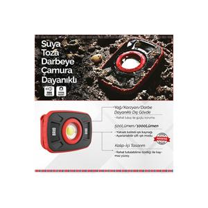 USB Rechargeable Waterproof Shockproof <b>LED</b> Flashlight Adjustable Magnetic Hanging <b>Work</b> <b>Light</b> - Product Image 1