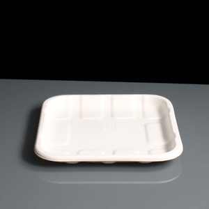Plateau de Bagasse de Style Design classique, couleur et diamètre personnalisés pour le Camping fabriqué au Vietnam pour l'exportation - Product Image 1