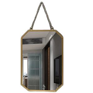 Luxury <b>Wall</b> <b>Mirrors</b> for Home Office Decorative <b>Black</b> <b>Round</b> <b>Mirror</b> with Hanging Chain for Home Bathroom Bedroom Living Room - Product Image 6