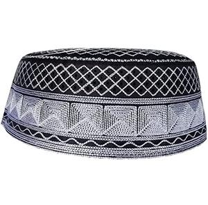 Custom Logo Men's Prayer Hats Wholesale Cotton Fashion Muslim Kuffi Caps for Men All Over Design - Product Image 3