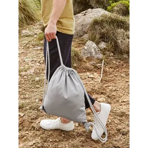 Bolsa Deportiva de Algodón Orgánico Premium, Ecológica, con Cordón, para Promociones - Product Image 3