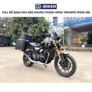 แร็คท้ายแท้ MBiker สำหรับ Triumph Speed 400 พร้อมกล่องข้าง วัสดุโลหะทนทาน - Product Image 5