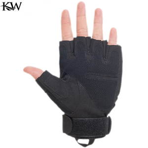 Gants unisexes XXS XXL sans doigts/demi-doigts pour le sport, le cyclisme, la chasse, le paintball, l'entraînement tactique, protection en cuir synthétique - Product Image 3
