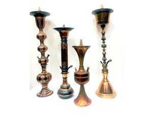 Cachimba de latón de lujo hecha a mano, enfriadores de hielo egipcios, Hookahs a precio de fábrica, la mejor calidad, venta al por mayor - Product Image 3