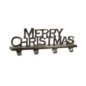 Soporte de calcetín de Navidad de Metal dorado moderno de alta calidad decoración de fiesta festiva con cantidad de exportación - Product Image 4