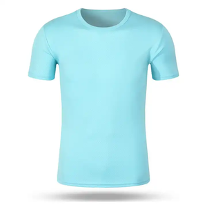 Camisetas de gran tamaño 100% algodón para hombre cuello redondo bordado personalizado e impresión de logotipo de alta calidad camiseta en blanco Unisex al por mayor - Product Image 6