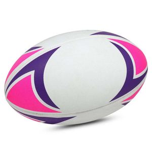 Ballon de rugby de haute qualité en cuir PU, taille officielle, logo personnalisé, portable, entraînement, match, léger, durable, vente en gros OEM - Product Image 5