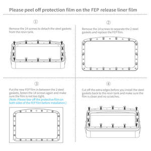 Accesorios para Impresora 3D Mars 4 DLP, 5 Piezas de Película PFA - Product Image 5
