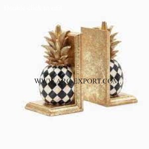 Antique Brass <b>Large</b> Size Bookends Exclusive Quality Metal Book Stand for <b>Office</b> and School Desktop Accessories Suppliers - Product Image 5