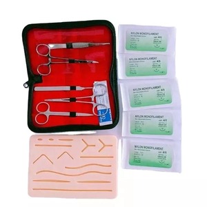 New Arrival Professional Surgical Sutures Instrument Set Includes Skin Suture <b>Pad</b> <b>Practice</b> Module Manual Power Source Training - Product Image 6