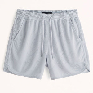 Pantalones Cortos Deportivos Casuales de Malla Ligera de Secado Rápido, Material Suave, Cierre con Cordón, Impresión Personalizada de Alta Calidad - Product Image 1