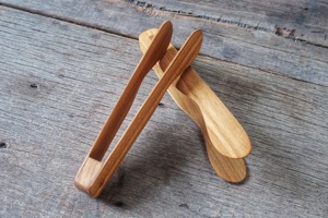 ที่คีบไม้สำหรับทำอาหารดีไซน์ดีที่สุดที่คีบขนาดเล็กอุปกรณ์ทำอาหารในครัวในราคาที่เหมาะสม - Product Image 4