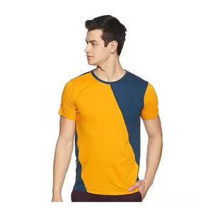 Vente chaude hommes T-Shirt mode décontracté coupe ajustée à manches courtes coton été Streetwear haut respirant pour hommes 2025 nouveauté tendance - Product Image 1