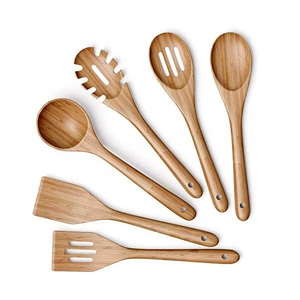 Cuchara de Madera Decorativa Ecológica de Primera Calidad a Bajo Precio, Acabado Marrón, Hecha a Mano, para Servir en Fiestas y Cenas, Decoración de Cocina, Saniya - Product Image 6