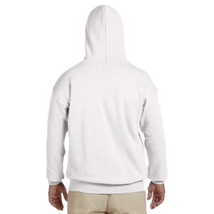 Sweat à capuche blanc adulte unisexe en gros - Product Image 2