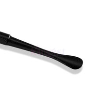 Tondeuse à cuticules 2-en-1 unique en acier inoxydable avec design de fourchette