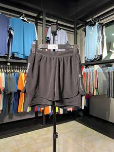 Mode solide motif haute rue Style Gym Dry-Fit respirant taille élastique poches hommes course Jogging sport Shorts - Product Image 5