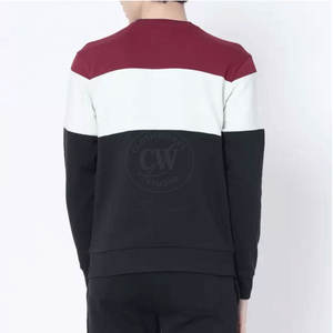 Venta al por mayor precio bajo hombres sudadera por encargo hombres sudadera cuello redondo hombres sudadera para la venta - Product Image 2