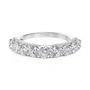 Anillo de Boda Jeulia Clásico con Corte Princesa y Halo Oculto para Mujer - Product Image 2