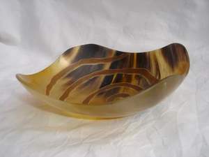 Bol de service en corne de buffle inspiré de la nature HF Crafts Outils de salade dramatiques pour décor de vie lente Prix de gros - Product Image 4