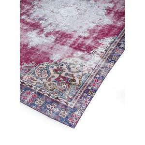 Alfombra de Lana Anudada a Mano Estilo Vintage, Roja y Naranja con Patrón de Medallón para el Hogar -Pae-1339 - Product Image 2