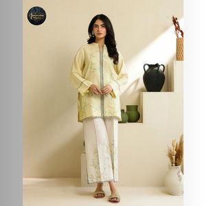 Colección Ssumaira 2025 Presenta Sahar Pret Essentials - RTW Jacquard 2 Piezas Kameez Salwar Anarkali - Product Image 5