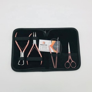 Juego de peinado multifuncional profesional Microlink, alicates de extensión de cabello de acero inoxidable, herramientas metálicas para el cabello - Product Image 5