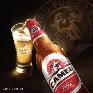CAMELプレミアムラガービール、330mlガラス瓶