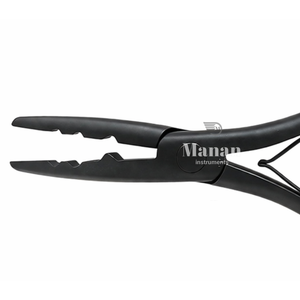 Professional Hair <b>Extension</b> Pliers <b>Micro</b> Ring Nano Bead Crimping Tool Matte Black Salon Quality Stainless Steel Tool - Product Image 3